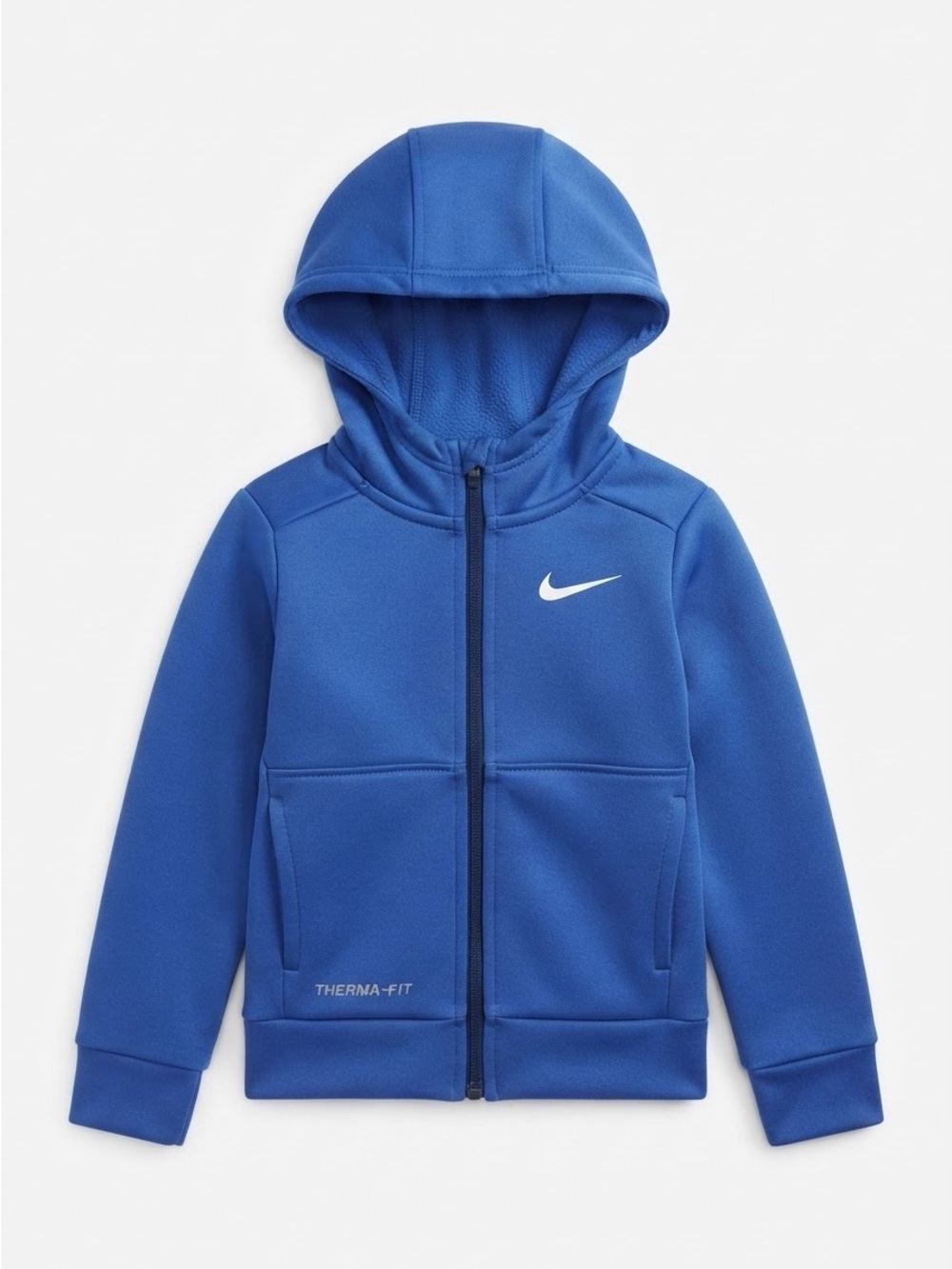 Nike Kids Blue Therma-Fit Full Zip Hoodie Jacket Size 2T